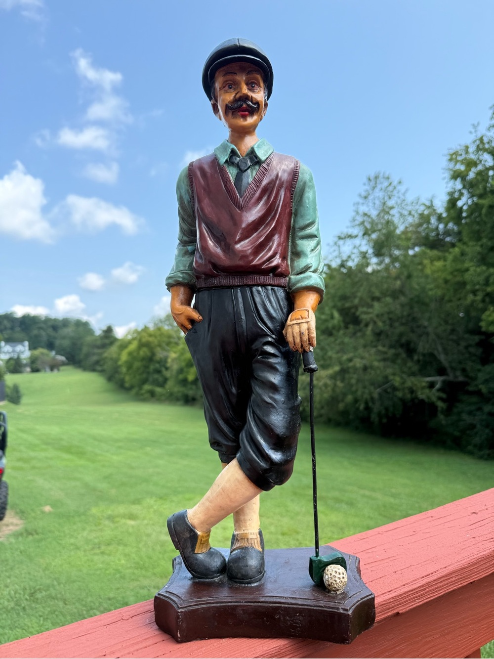 Vintage-Style Golfer  Knicker Pants, 22” tall , basement, man cave, home decor